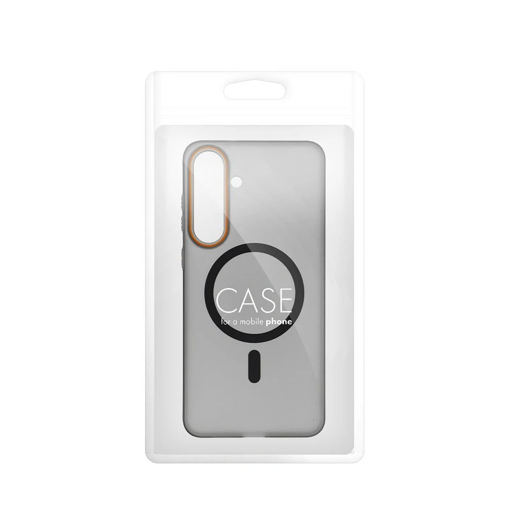 MagSafe kryt na mobil Samsung Galaxy A57 5G - Go Orange černý