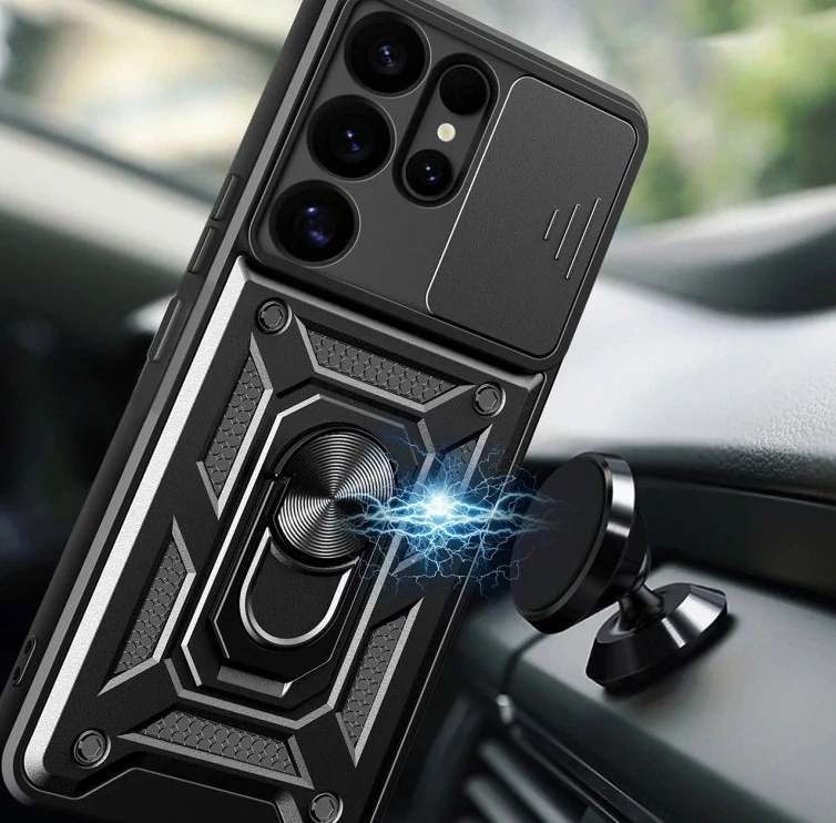 Odolný kryt na mobil Samsung Galaxy S25 Ultra - Camshield růžový