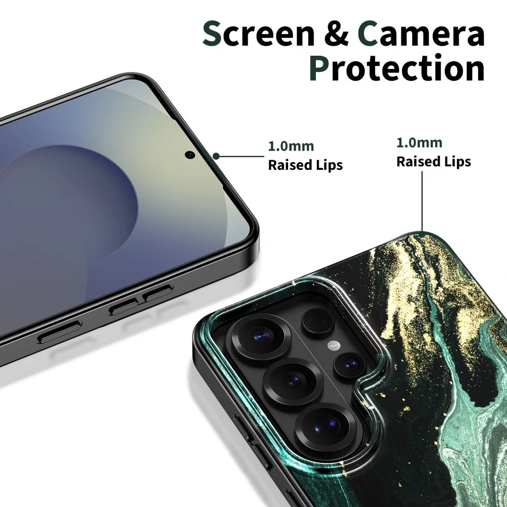 Kryt na mobil Galaxy S26 Ultra Tech-Protect Lamano MagSafe zelený mramor