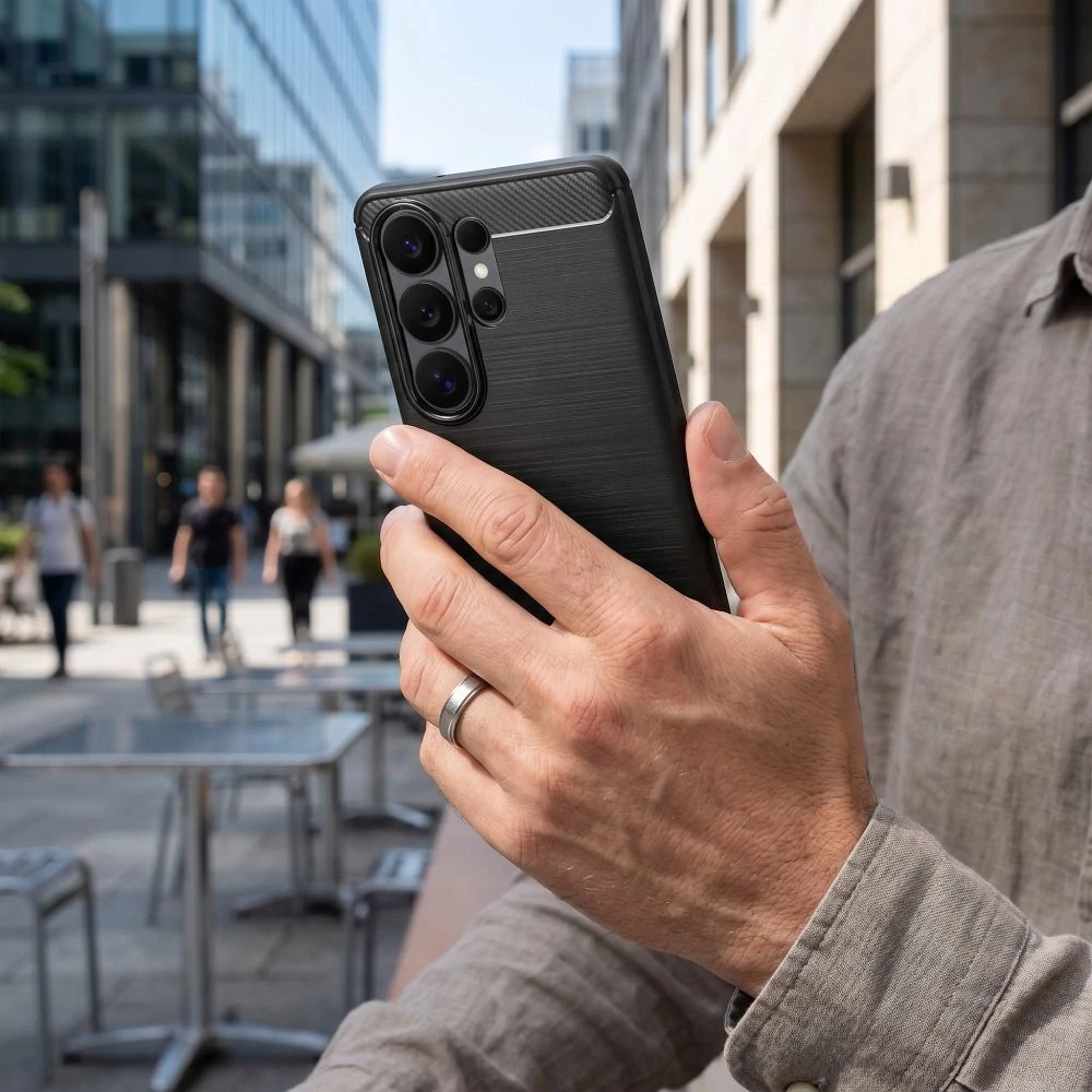 Kryt na mobil Xiaomi 15T Pro Carbon 2.0 černý