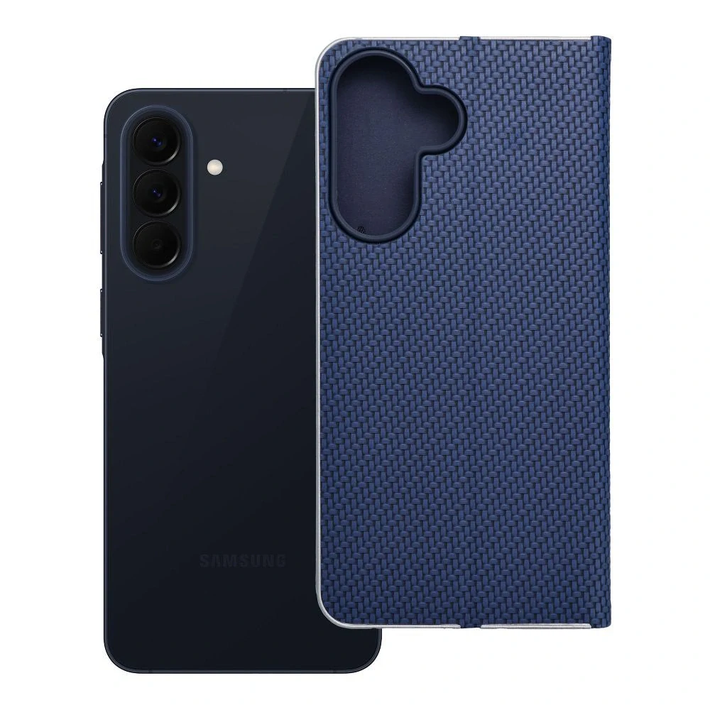 Flip pouzdro Galaxy A57 5G Luna Carbon modré