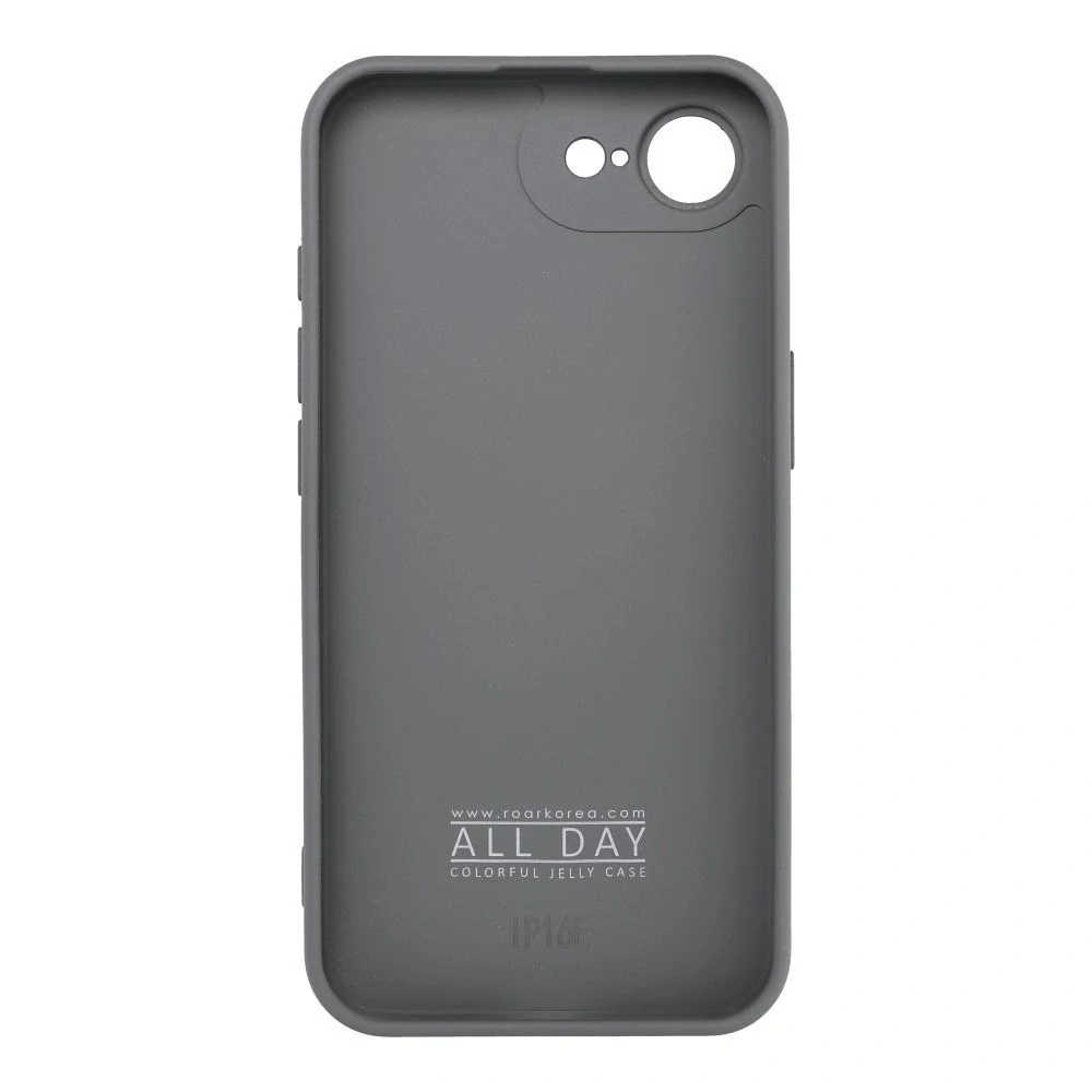 Kryt na mobil iPhone 16e / 17e Roar Jelly šedý