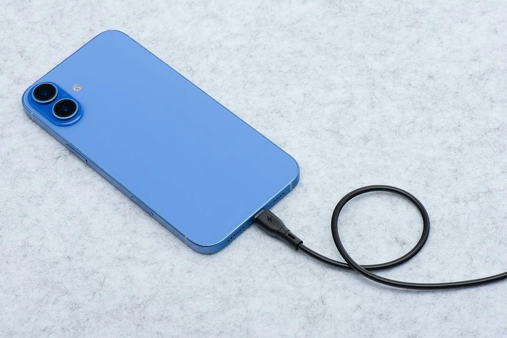 Datový kabel USB-A na USB-C Blue Star 3A 1m černý