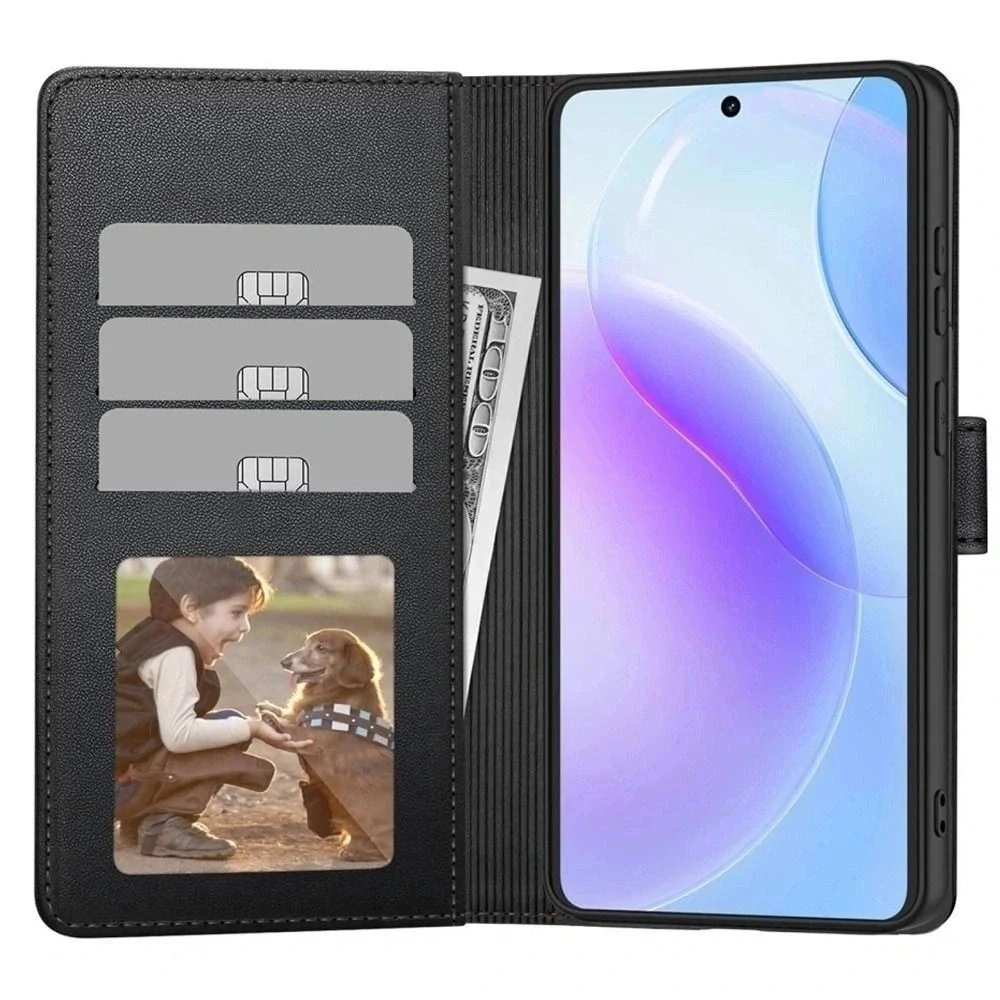 Flip pouzdro na mobil Xiaomi 17T Pro Tech-Protect Wallet černé