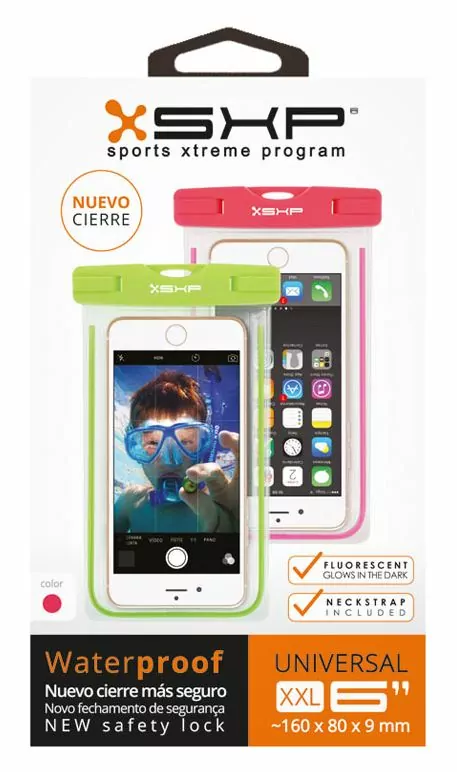 Vodotěsné pouzdro SXP NUEVO XXL pro mobilní telefony do 6" Green