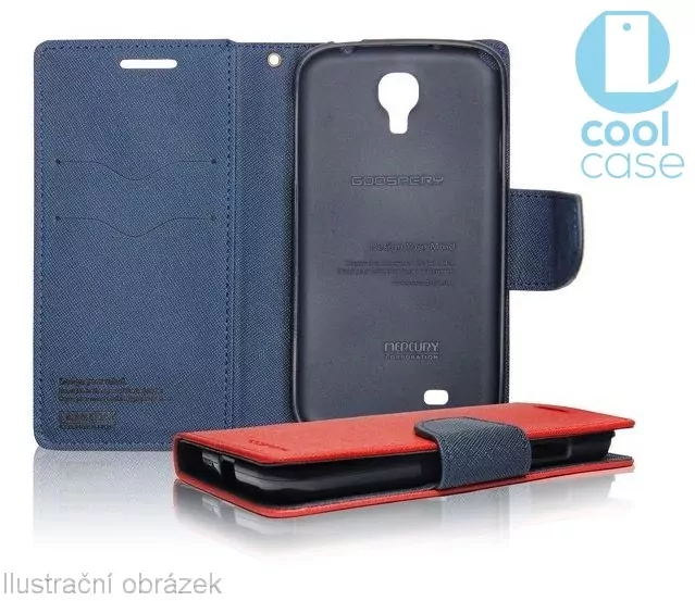 Flipové pouzdro na mobil Coolcase FANCY BOOK Huawei P9 Lite (2017) Červené