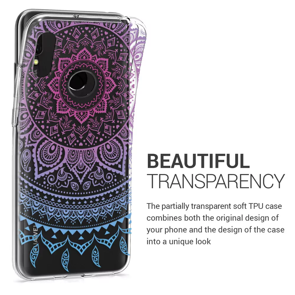 Silikonové pouzdro kwmobile Crystal na mobil Huawei Y6 2019 / Honor 8A Mandala