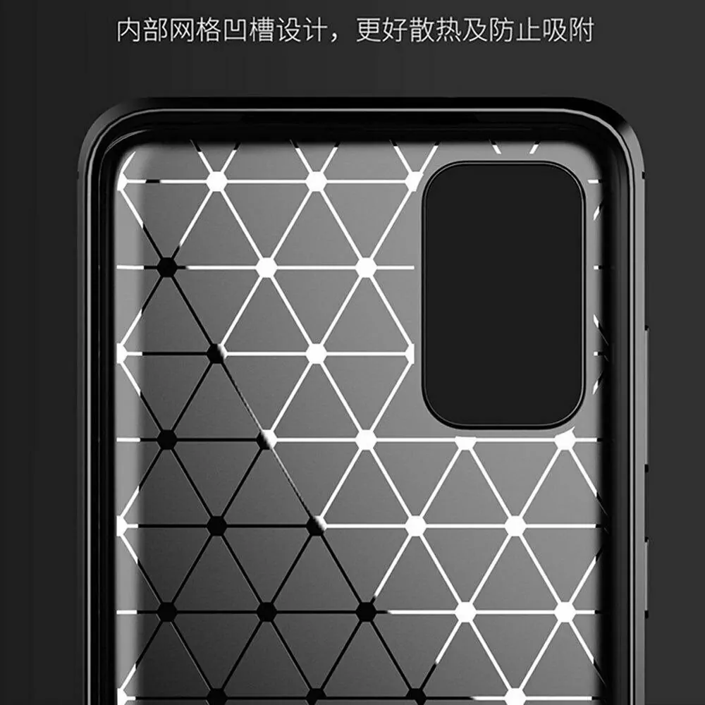 Silikonové pouzdro Coolcase CARBON na mobil Samsung Galaxy S20 Černé