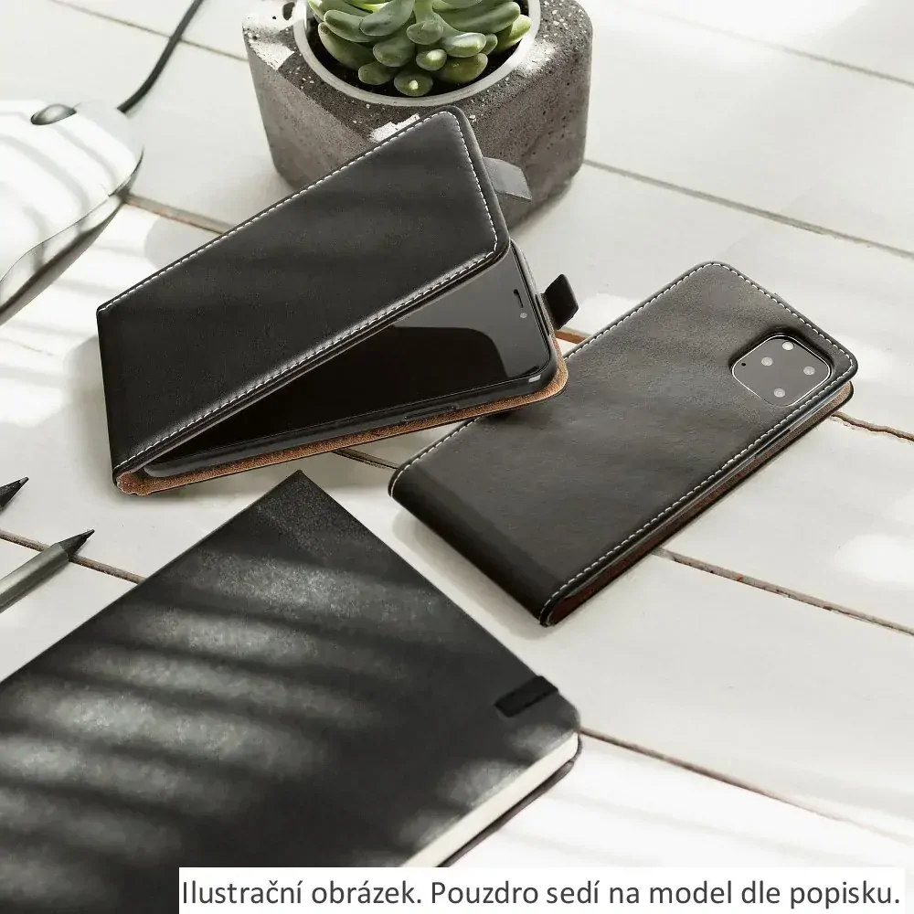 Vertikální flipové pouzdro Coolcase FLEXI FRESH pro Nokia 230 Černé