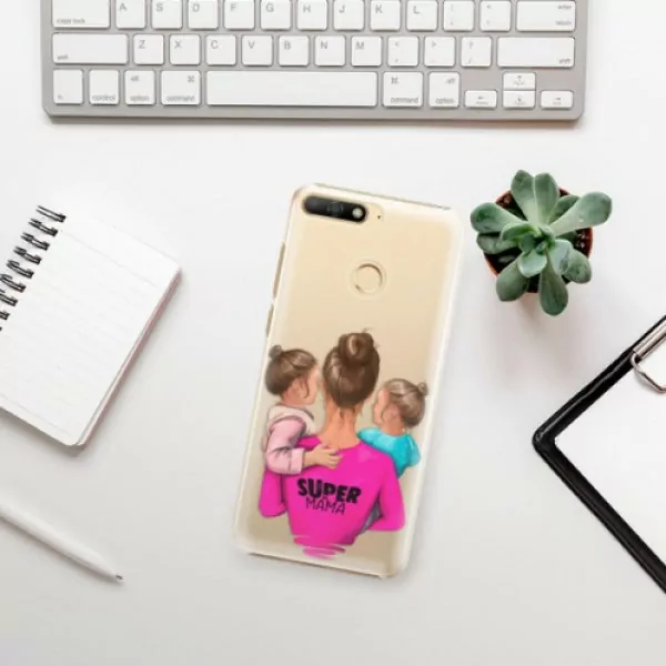 Plastové pouzdro iSaprio Super Máma na mobil Honor 7A / Y6 prime 2018 - poslední kus za tuto cenu