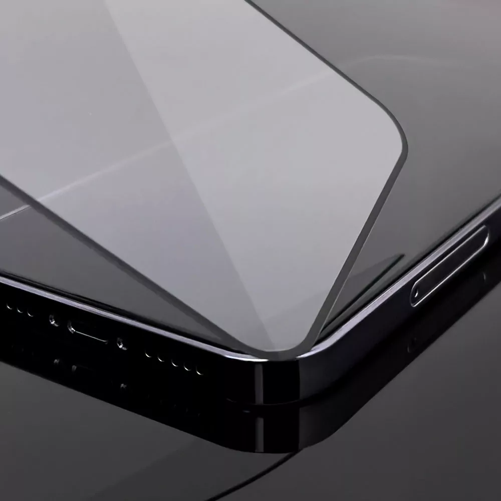 Ochranné tvrzené sklo Wozinsky pro Nokia 2.4 Černé, na celý displej