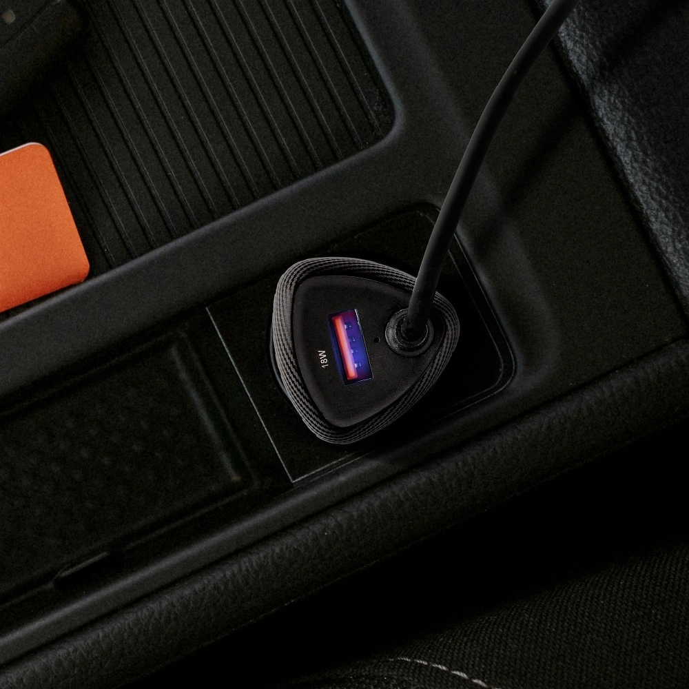 FORCELL Carbon CC50-1AC nabíječka do auta USB-C + USB