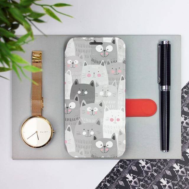 Flipové pouzdro Mobiwear na mobil Xiaomi Mi 11 - M099P Kočičky - výprodej