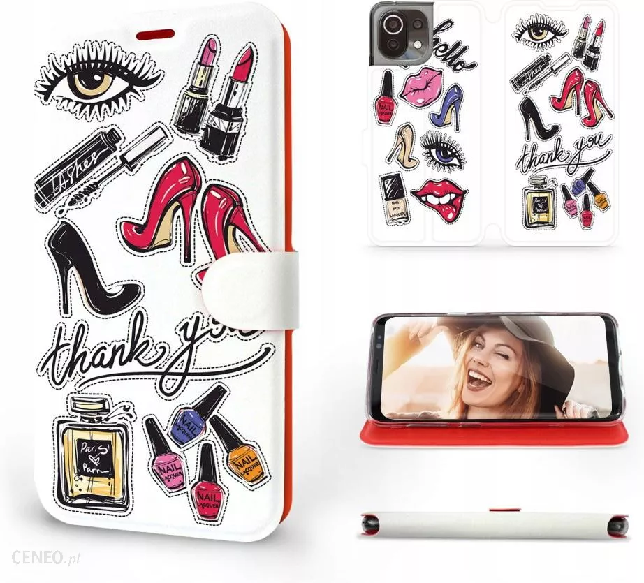 Flipové pouzdro Mobiwear na mobil Realme C21 - M131P Šminky, botky a voňavky - výprodej