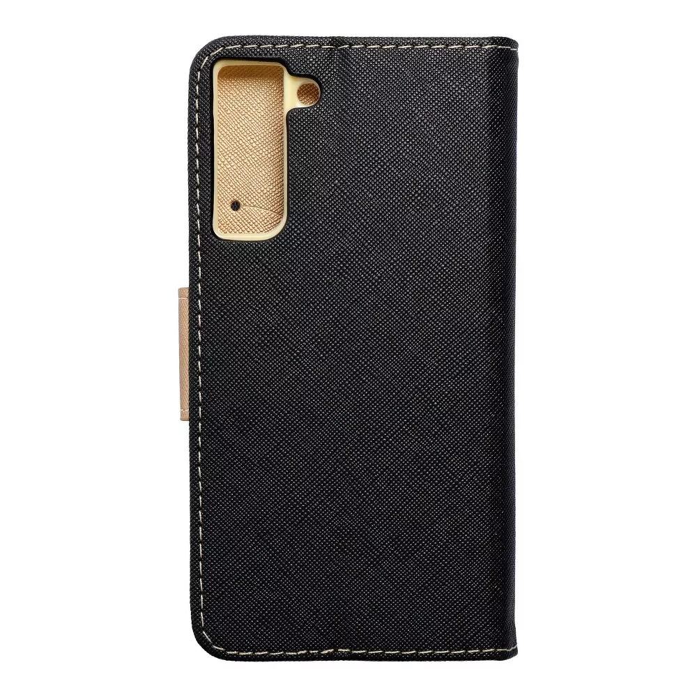 Flipové pouzdro Coolcase Fancy Book na mobil Samsung Galaxy A53 5G černé - zlatavé