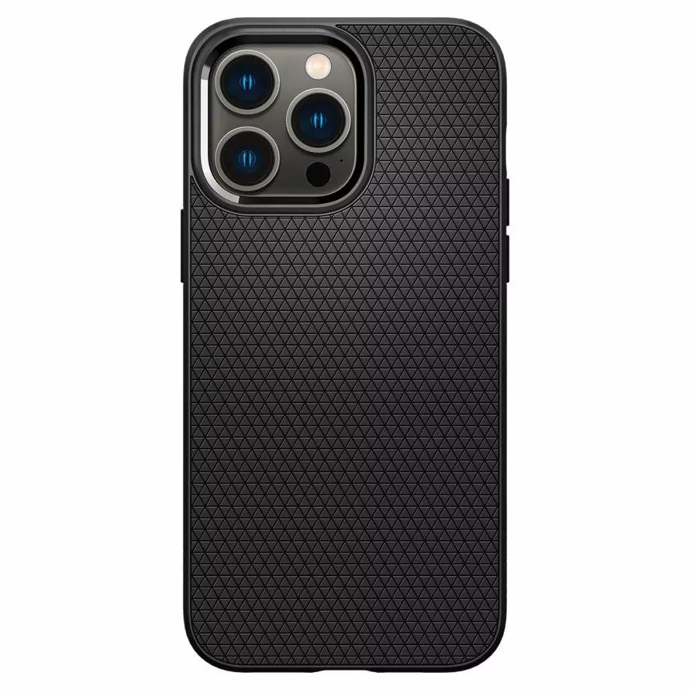 Silikonové pouzdro SPIGEN Liquid Air na mobil Apple iPhone 14 Pro Černé