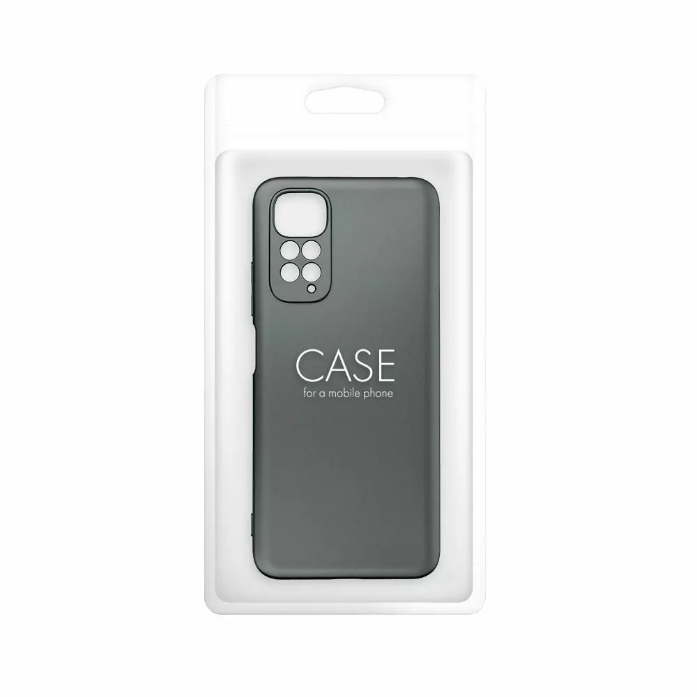 Silikonové pouzdro METALLIC na mobil Xiaomi Redmi Note 11 / Note 11S Šedé