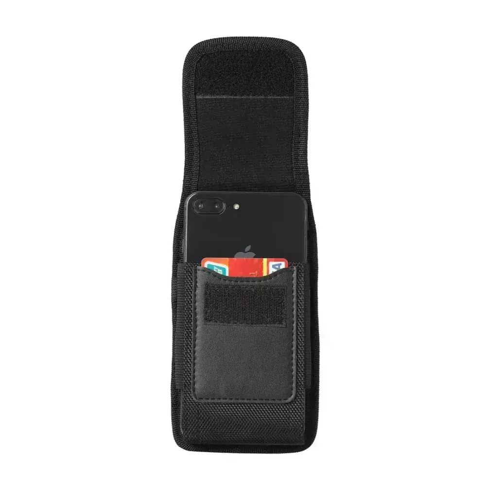 Vertikální pouzdro na opasek OXFORD Model 4 – mobil do 17 x 9 cm, černé