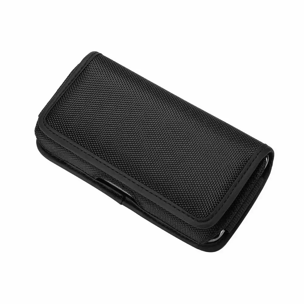 Horizontální pouzdro na opasek OXFORD Model 1 – mobil do 13 x 7 cm, černé