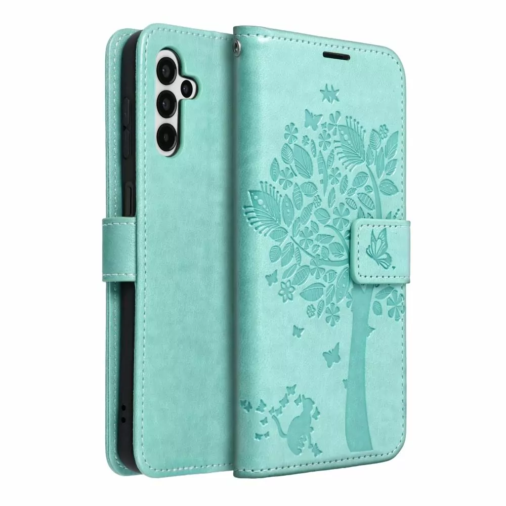 Flipové pouzdro Coolcase Mezzo na mobil Samsung Galaxy A32 5G - Tree green