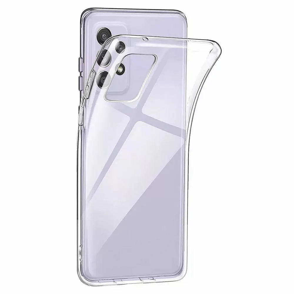 Silikonové pouzdro Coolcase Ultra Thin 0,5 mm na mobil Samsung Galaxy A23 / A23 5G Čiré