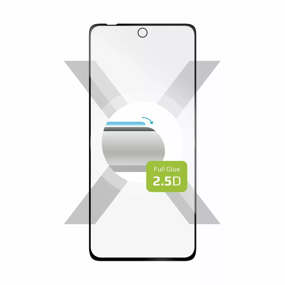 Ochranné tvrzené sklo ALIGATOR PRINT pro Motorola Moto G72 na celý displej, černé (8596426100858)