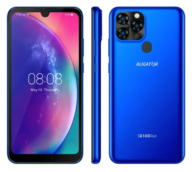 Originální silikonové pouzdro Super Gel na mobil ALIGATOR S6100 Duo Čiré