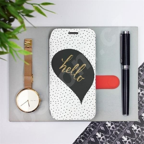 Flipové pouzdro Mobiwear na mobil Huawei P20 Lite - M013P Golden hello - VÝPRODEJ