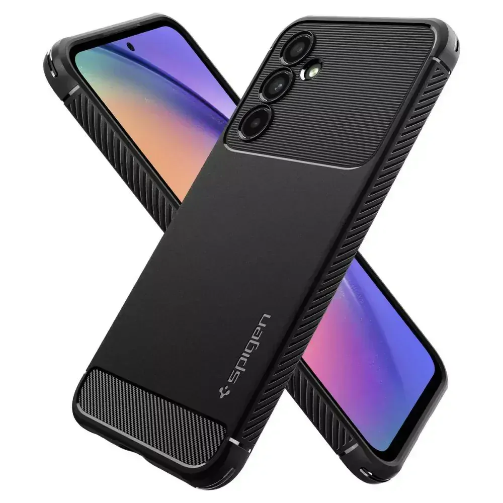 Silikonové pouzdro SPIGEN Rugged Armor na mobil Samsung Galaxy A54 5G Černé