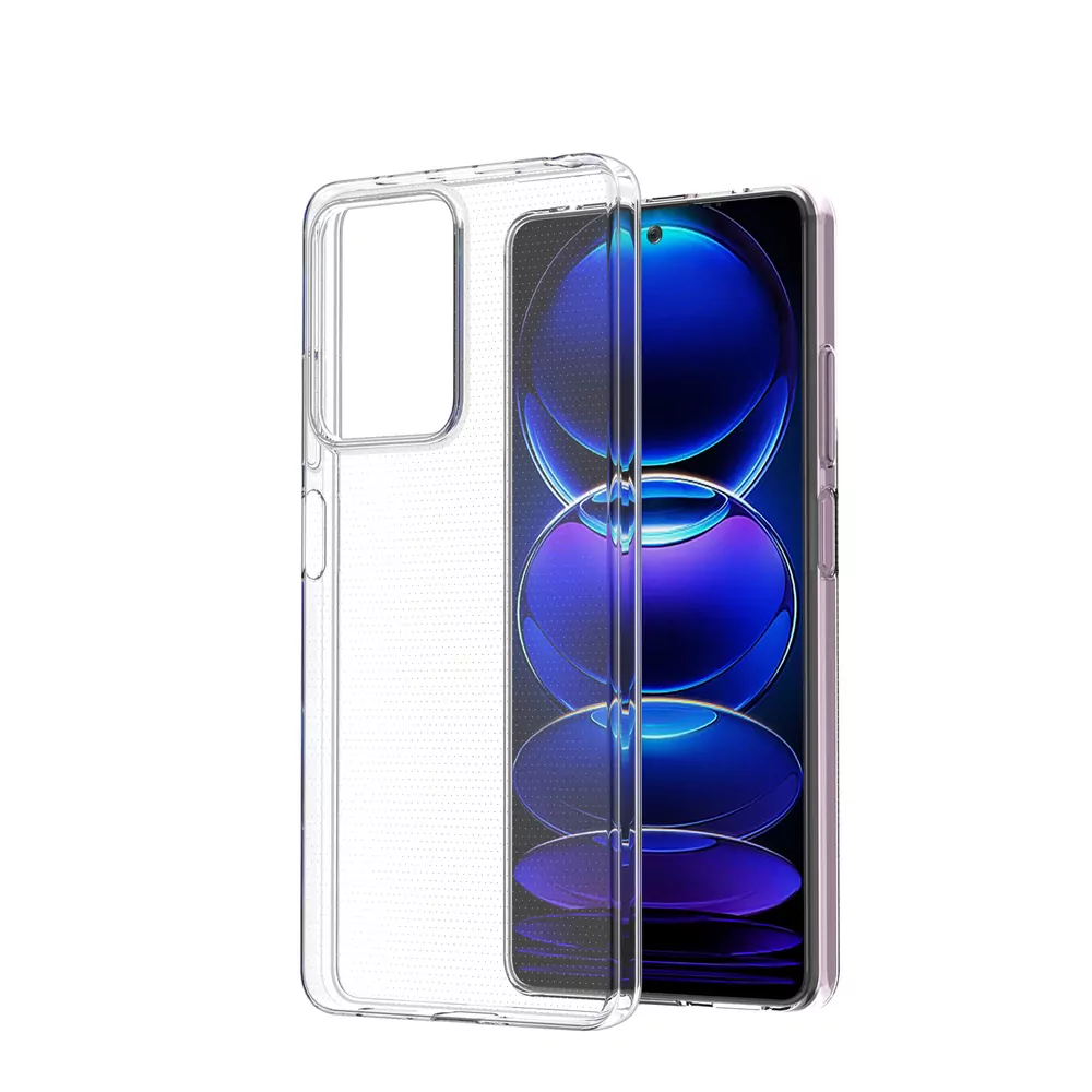 Silikonové pouzdro Coolcase Ultra Thin 0,5 mm na mobil Xiaomi Redmi Note 12 Pro 5G Čiré