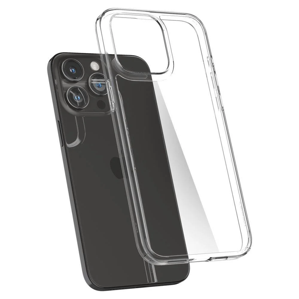 Silikonové pouzdro SPIGEN Airskin Hybrid na mobil Apple iPhone 15 Pro - Clear Transparent