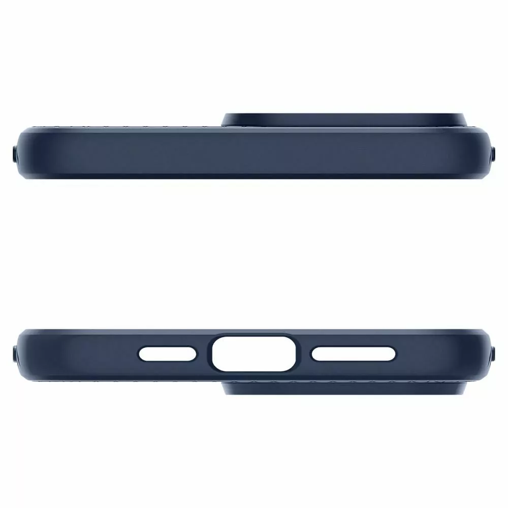Silikonové pouzdro SPIGEN Liquid Air na mobil Apple iPhone 15 Pro Modré