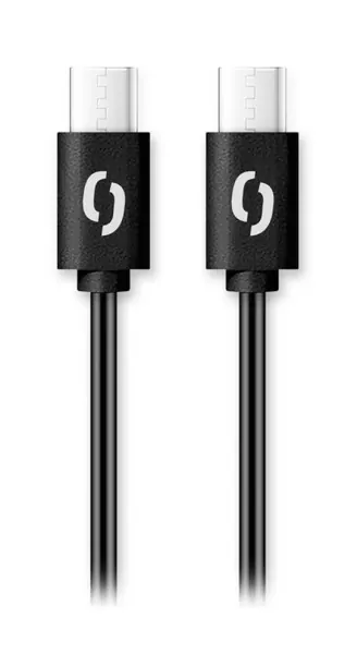 Datový kabel ALIGATOR POWER 100W, USB-C / USB-C 5A, 1,5m - černý