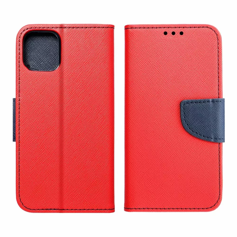 Flipové pouzdro Coolcase Fancy Book na mobil Xiaomi Redmi Note 12 5G / Poco X5 5G Červené