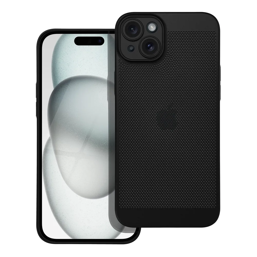 Plastové tvrdé pouzdro Coolcase Breezy na mobil Apple iPhone 15 Plus Černé