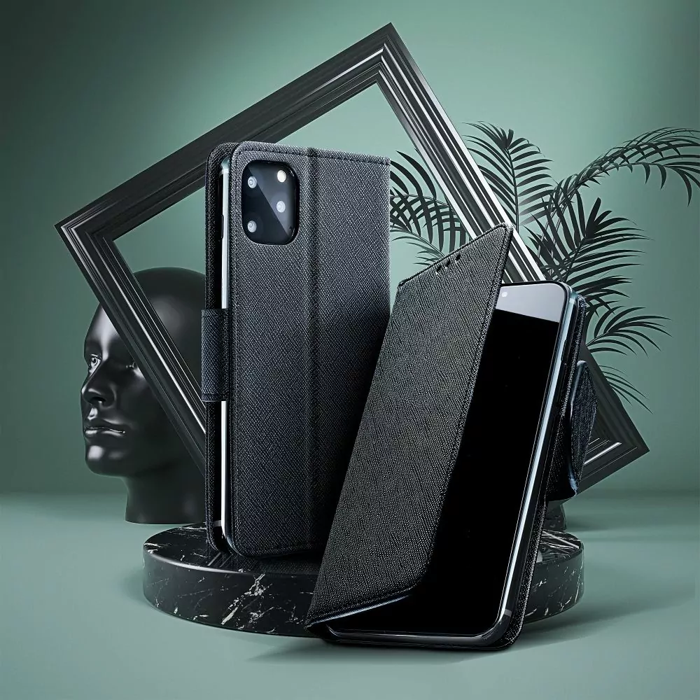 Flipové pouzdro Coolcase Fancy Book Samsung Galaxy S23 FE Černé