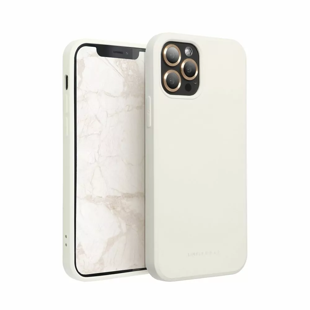 Elegantní silikonové pouzdro Roar Space na mobil Samsung Galaxy A14 LTE / 5G Krémové