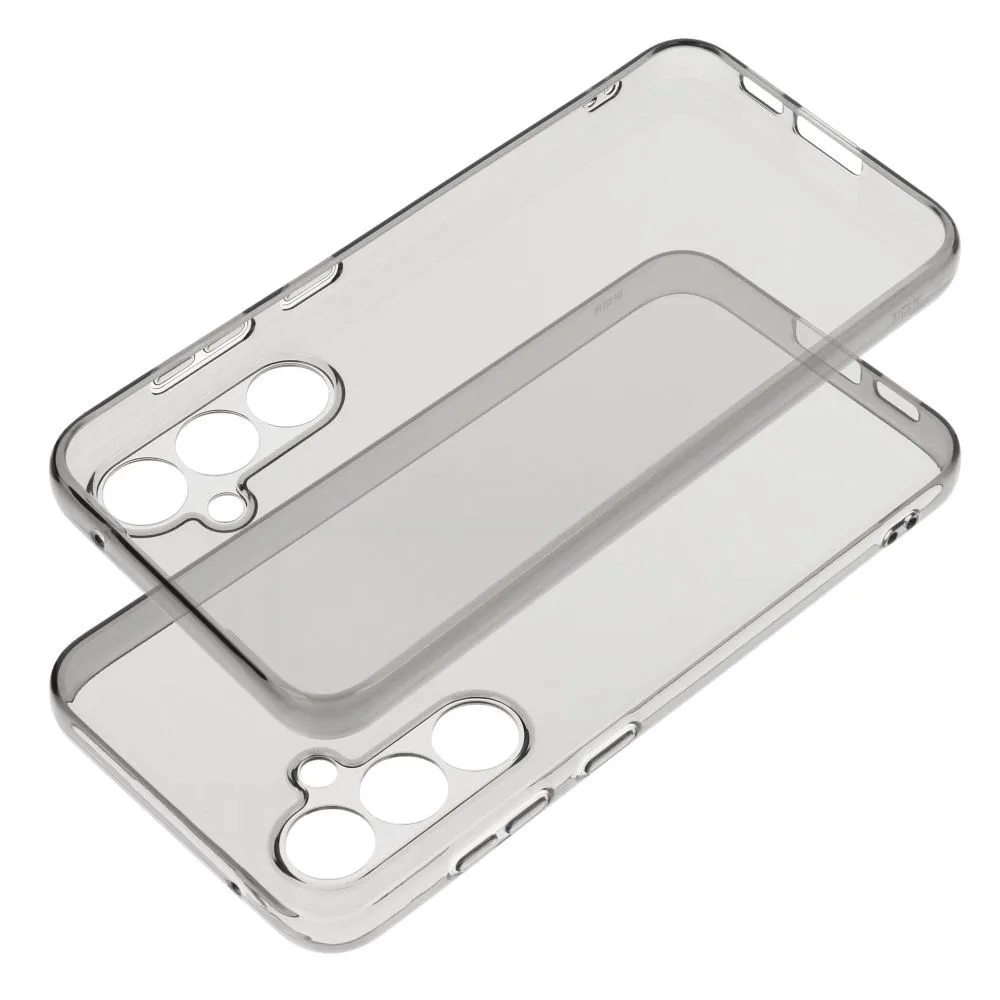 Silikonové pouzdro COOLCASE BOX PREMIUM 1,5mm na mobil Samsung Galaxy A14 5G / LTE - Tmavé transparentní