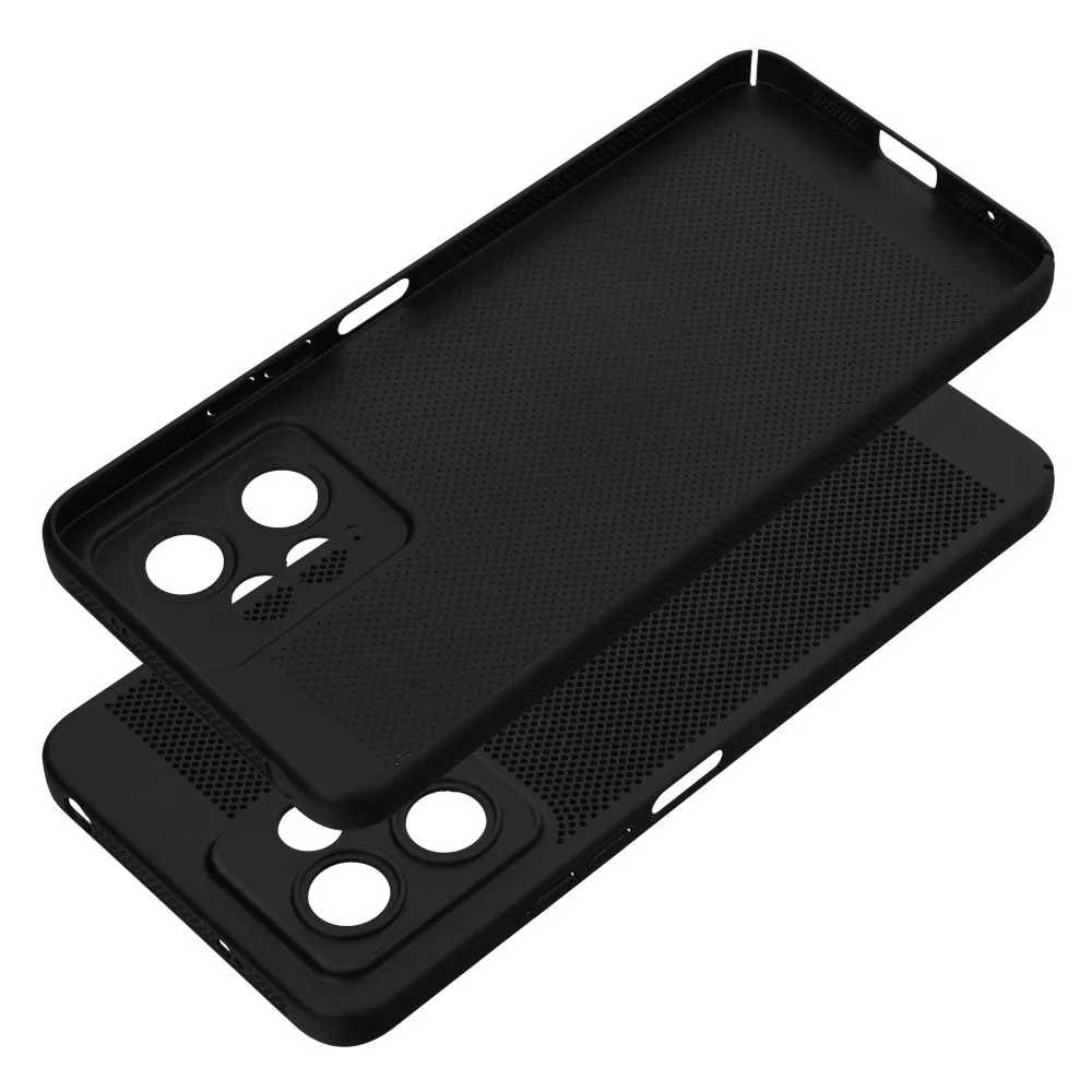 Plastové tvrdé pouzdro Coolcase Breezy na mobil Xiaomi Redmi Note 12 4G Černé