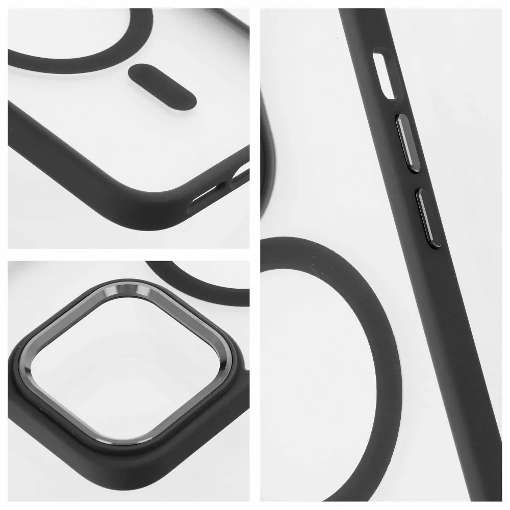 Silikonové pouzdro Matte Mag Cover - Apple iPhone 15 Pro s podporou MagSafe titanově šedé