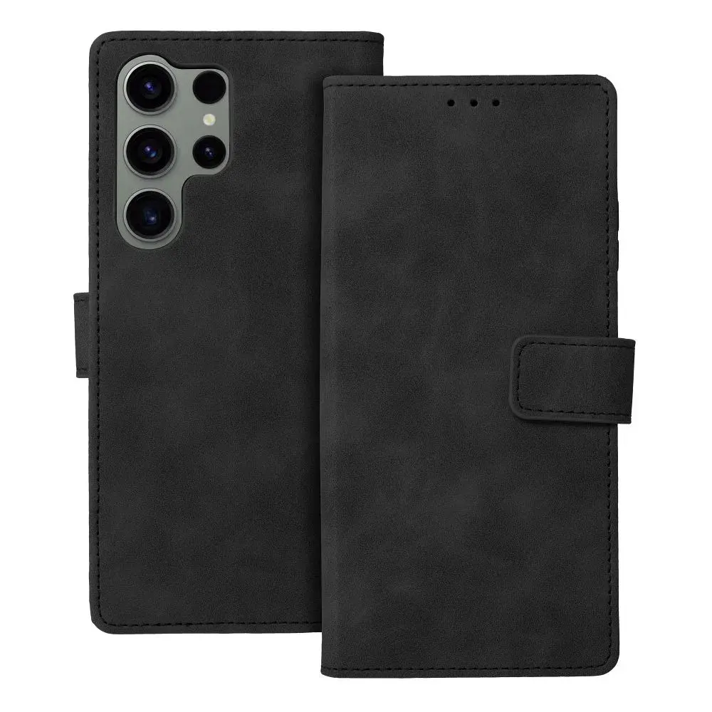 Flip pouzdro Coolcase TENDER na mobil Samsung Galaxy S24 Ultra - Černé