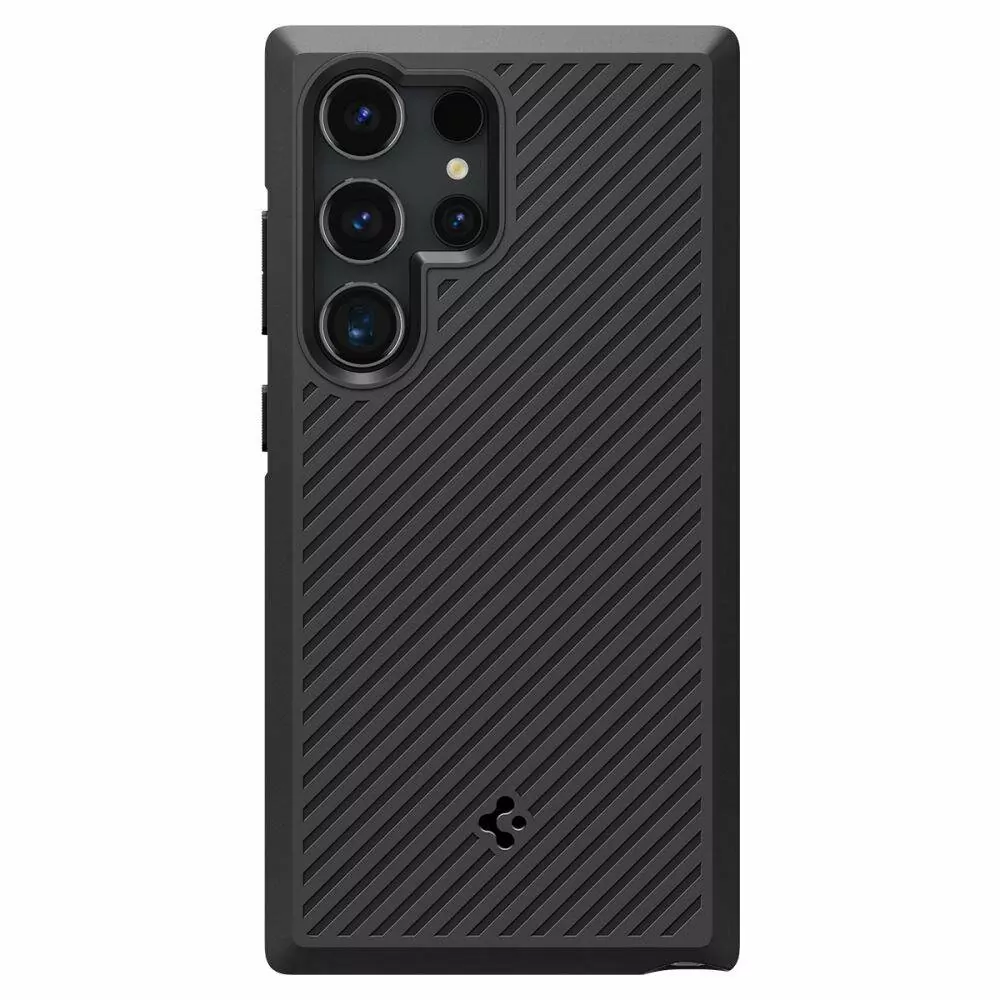 Silikonové pouzdro Spigen Core Armor na mobil Samsung Galaxy S24 Ultra Černé