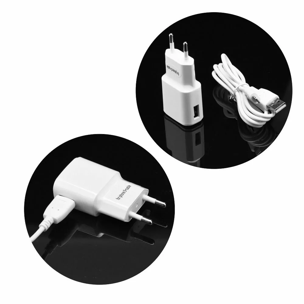 Rozpojitelná nabíječka do sítě Blue Star s konektorem Apple Lightning - USB 1A, bílá
