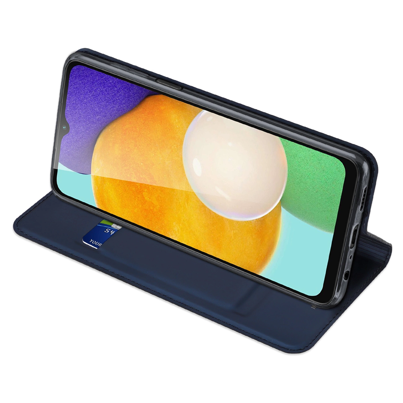 Prémiové flip pouzdro DUX DUCIS SKIN na mobil Samsung Galaxy A15 / A15 5G modré