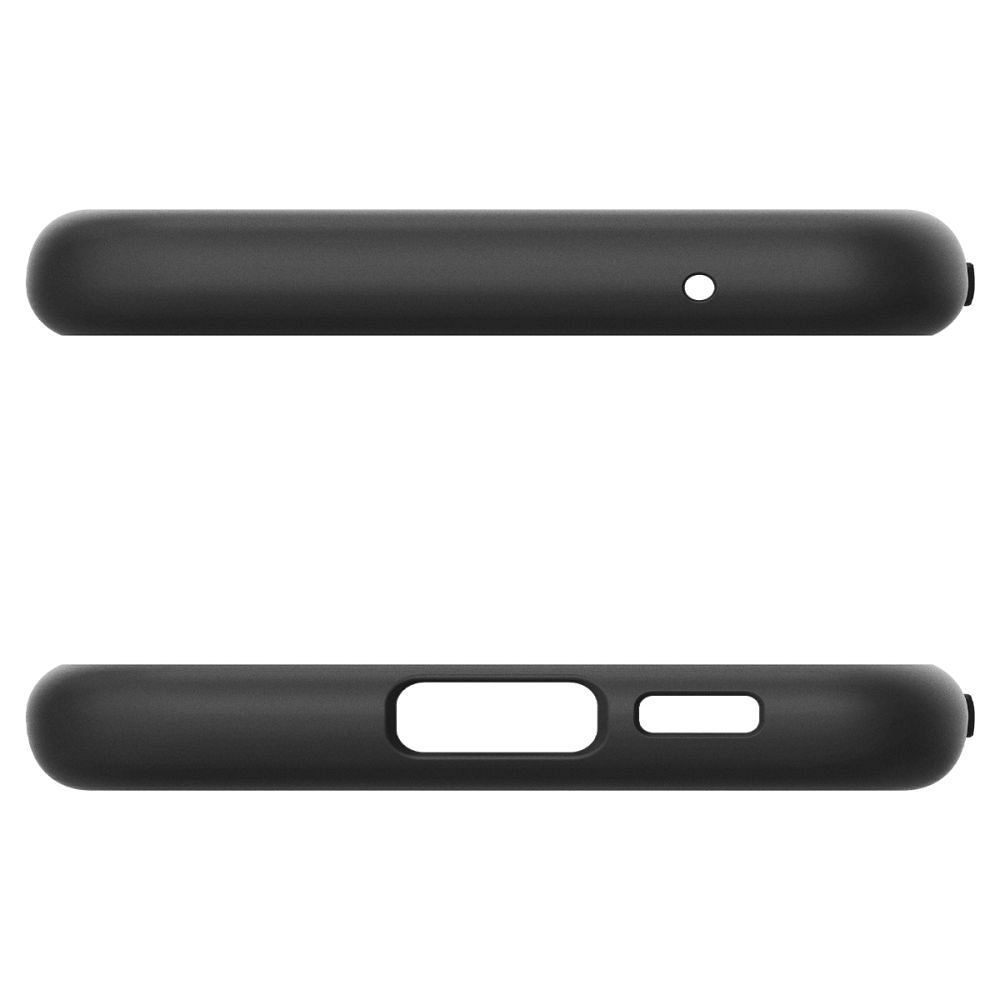 Odolné silikonové pouzdro SPIGEN Slim Armor na mobil Samsung Galaxy S23 FE se stojánkem - Metal slate