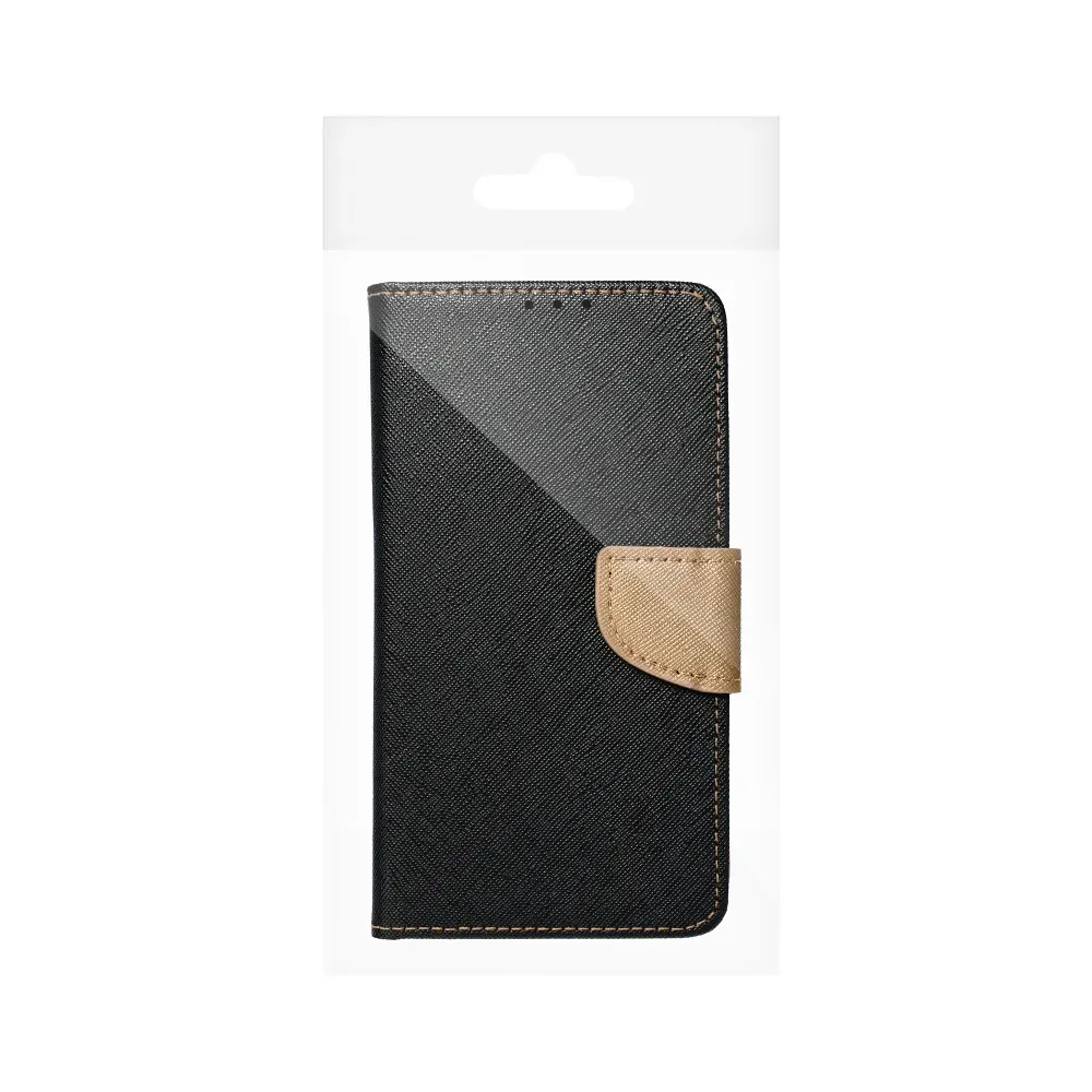 Knížkové flip pouzdro Coolcase Fancy Book - Samsung Galaxy A15 / A15 5G - Černé - zlatavé