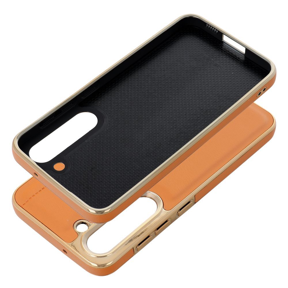 Silikonové pouzdro Coolcase Milano - Samsung Galaxy A05s Hnědé