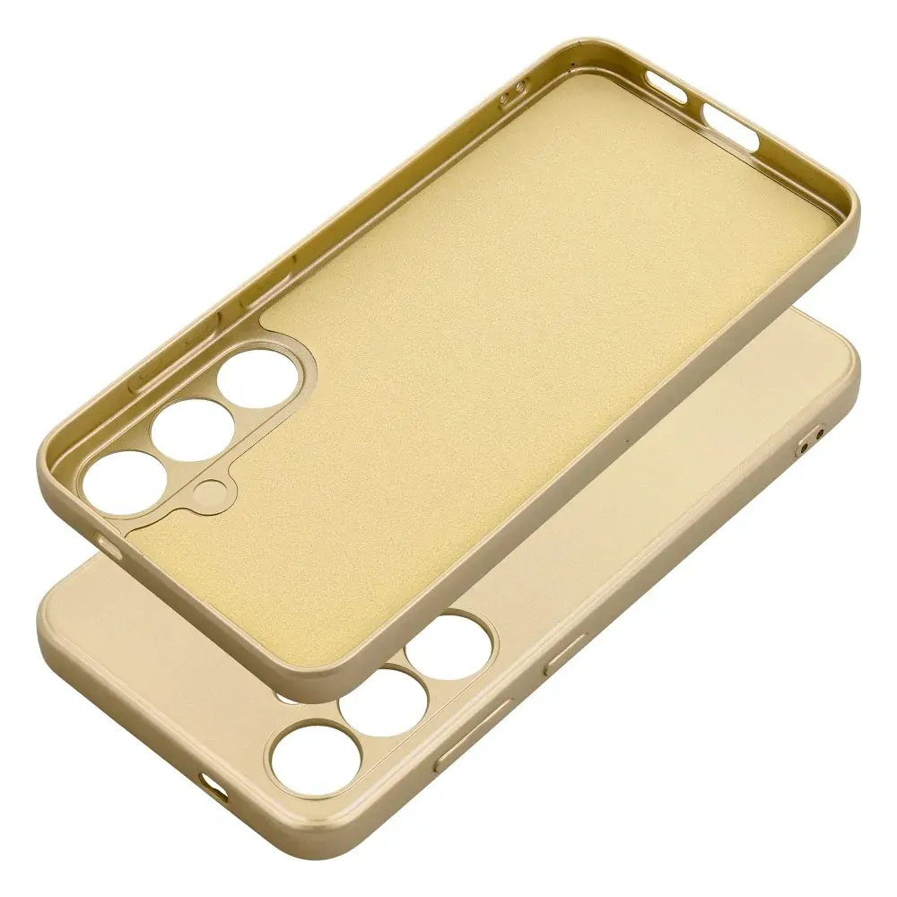 Silikonové pouzdro METALLIC pro Samsung Galaxy A15 / A15 5G - Zlatavé