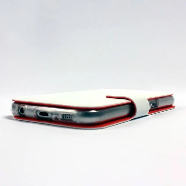 Knížkové flip pouzdro Mobiwear - Samsung Galaxy S7 Edge - VD11P RŮŽE - VÝPRODEJ