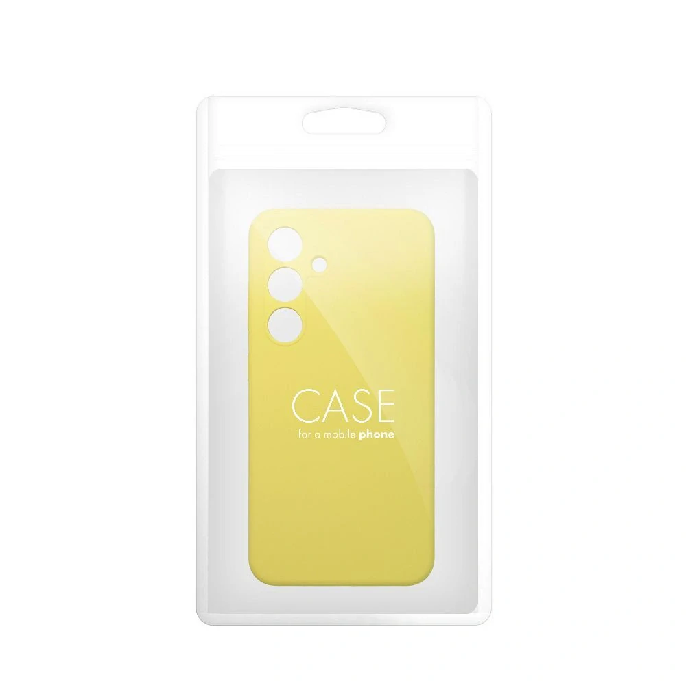 Silikonové pouzdro Coolcase SILICONE 2mm - Samsung Galaxy A05s Šťavňatě žluté